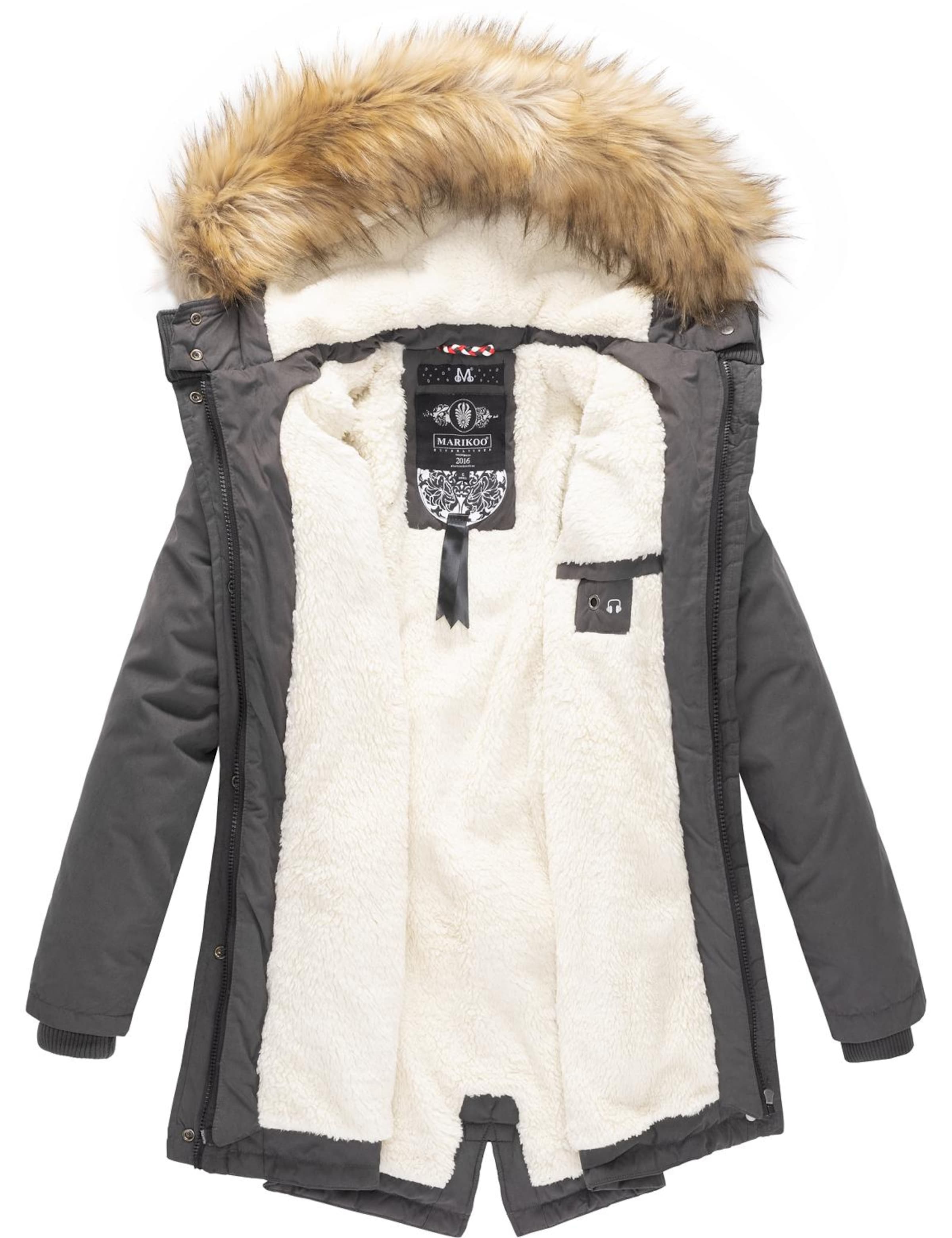 MARIKOO Vinterparka 'Akira' i grå