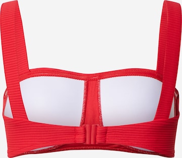 Seafolly Štandardný strih Bikinový top - Červená