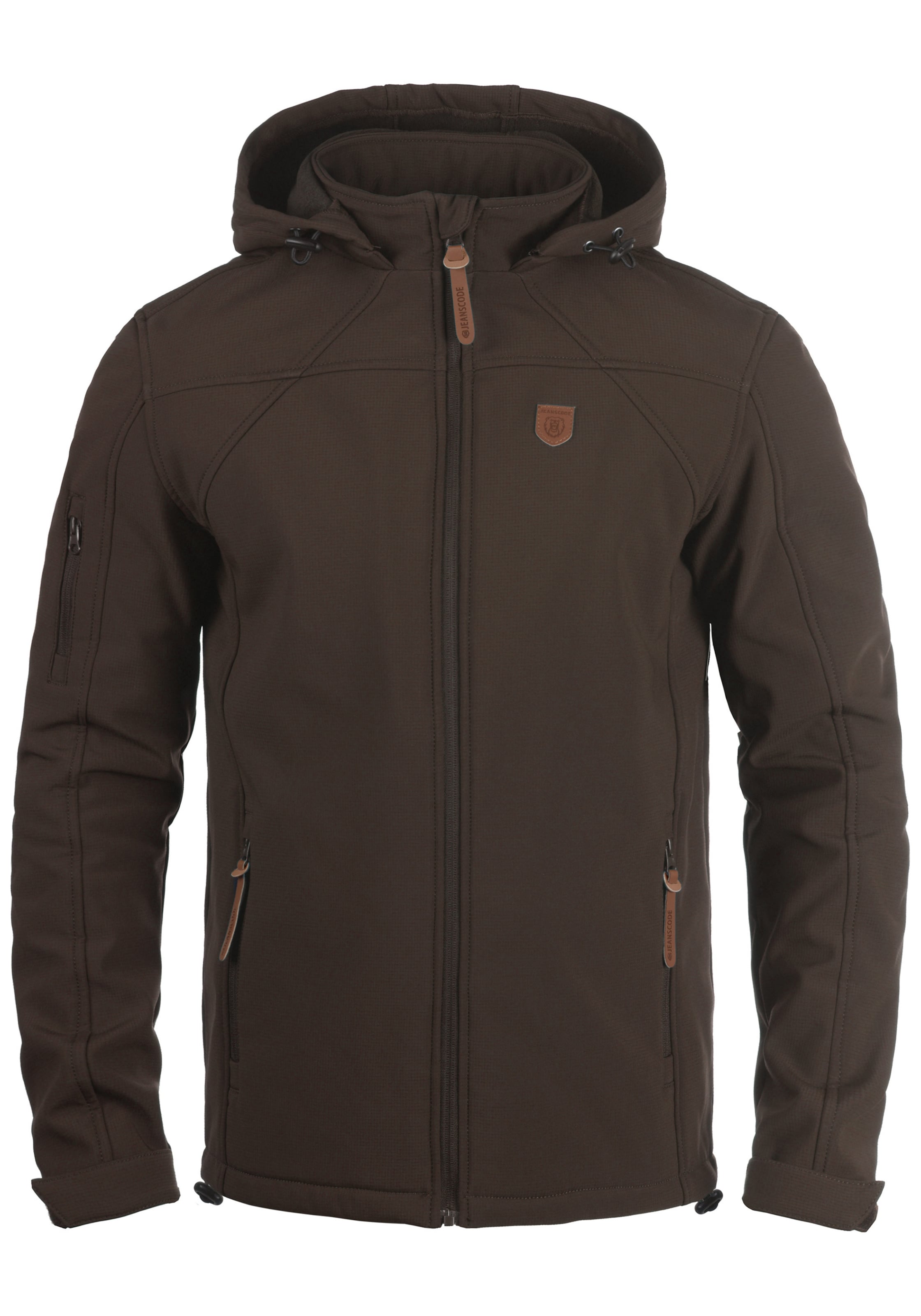 INDICODE JEANS Between-Season Jacket 'Jonas' in Brown: front