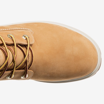 TIMBERLAND - Bota com atacadores em amarelo