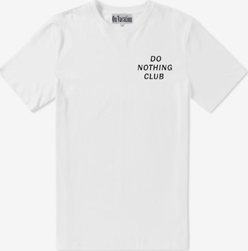 On Vacation Club T-Shirt 'Do Nothing Club' in Weiß: predná strana