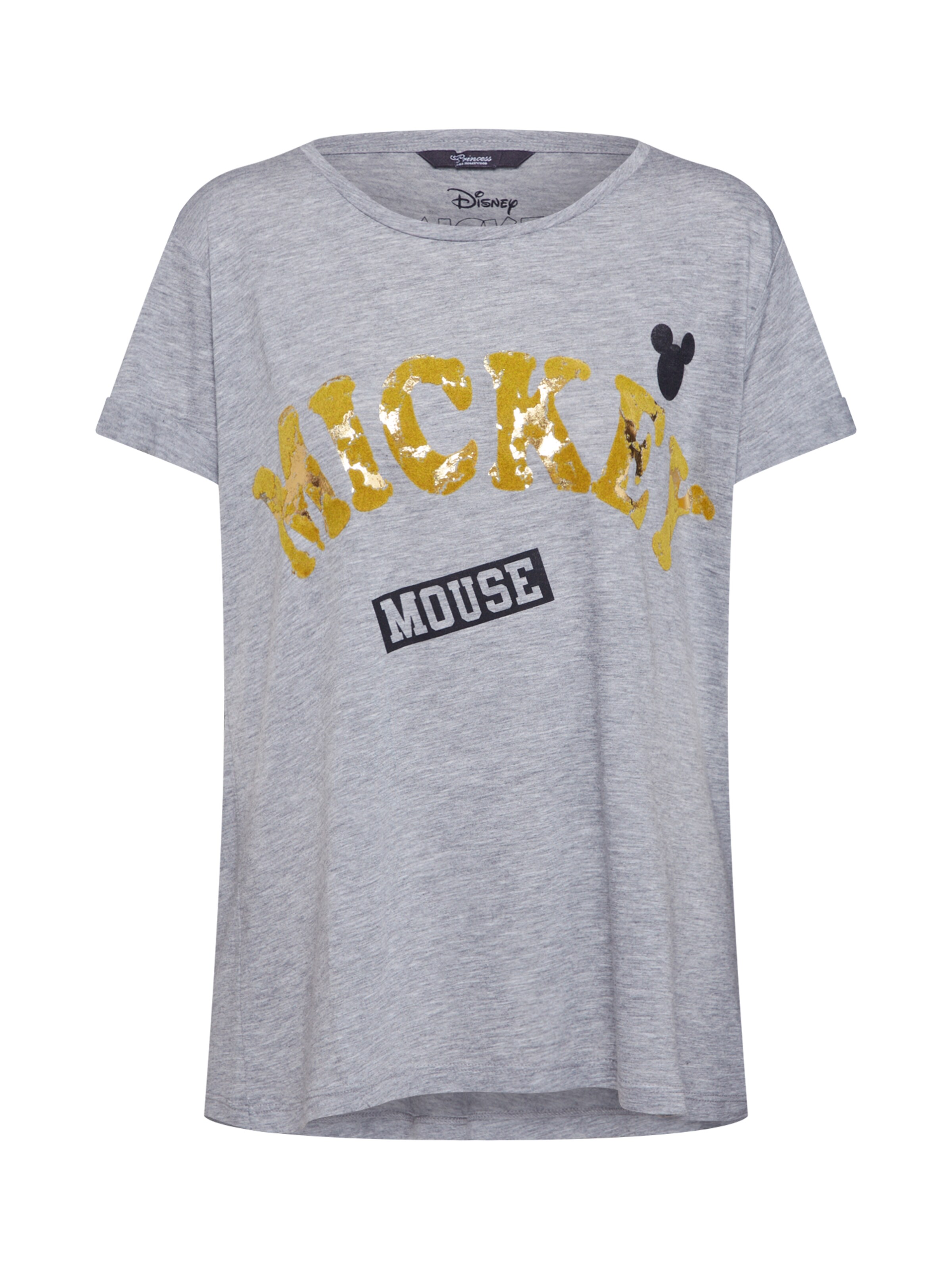 PRINCESS GOES HOLLYWOOD - Shirt 'Disney mickey simple tee' in de kleur Grijs