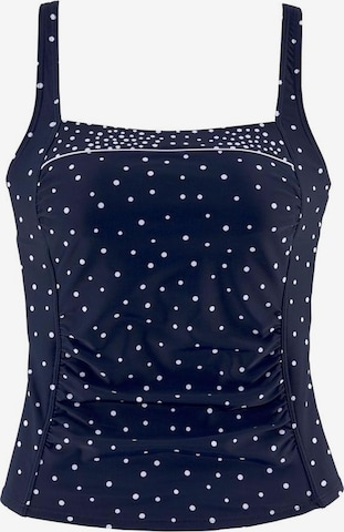 LASCANA - Top de tankini en azul: frente