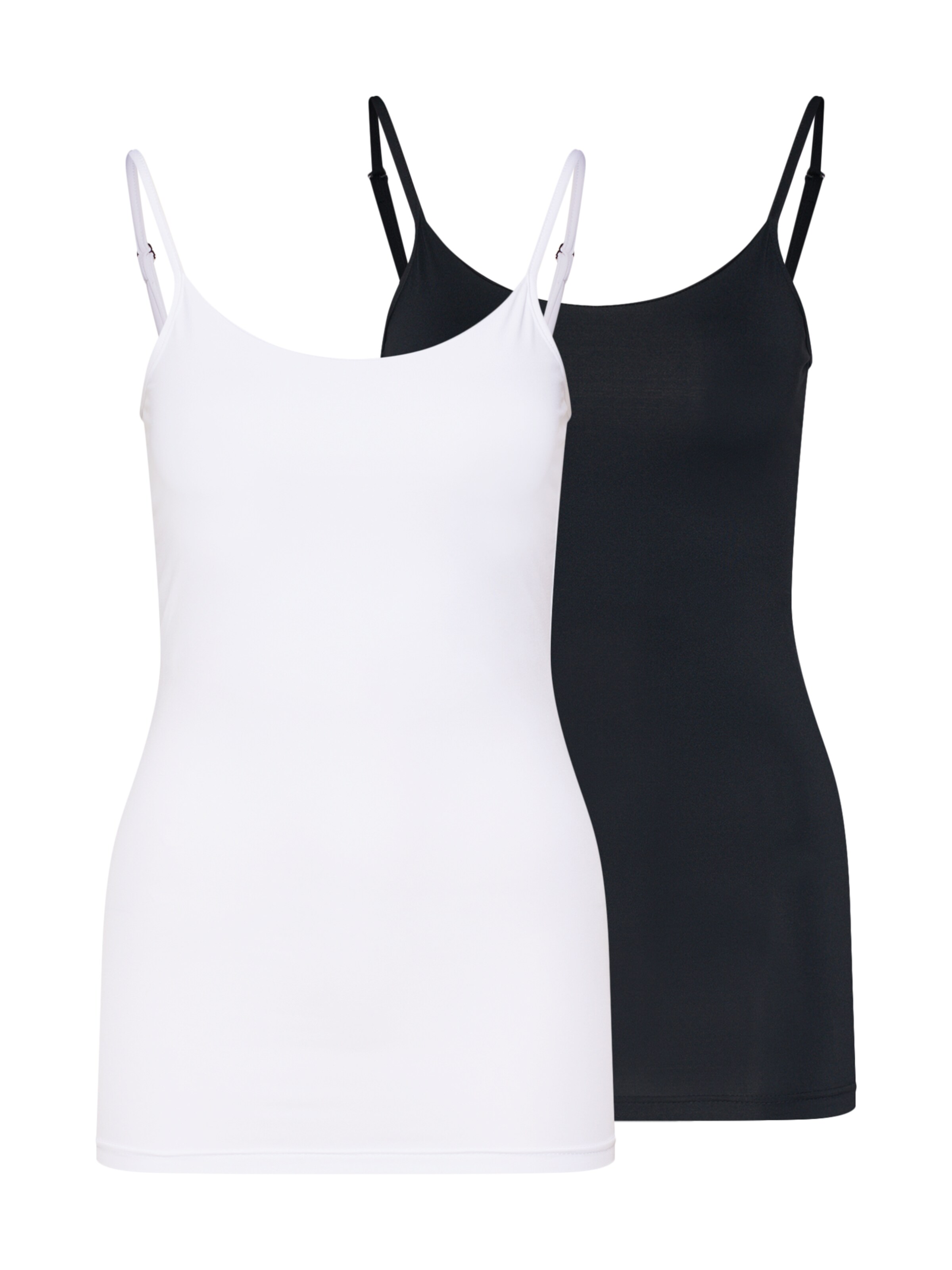 VILA - Top 'SURFACE STRAP' in de kleur Zwart