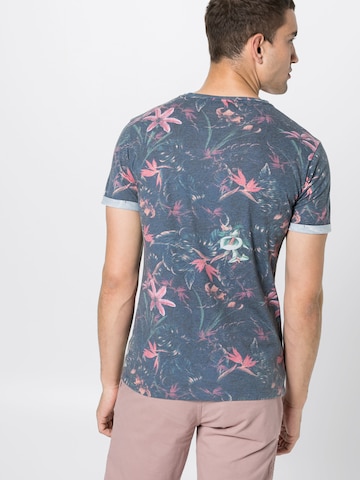 Key Largo Μπλουζάκι 'MT JUNGLE round' σε μπλε: πίσω