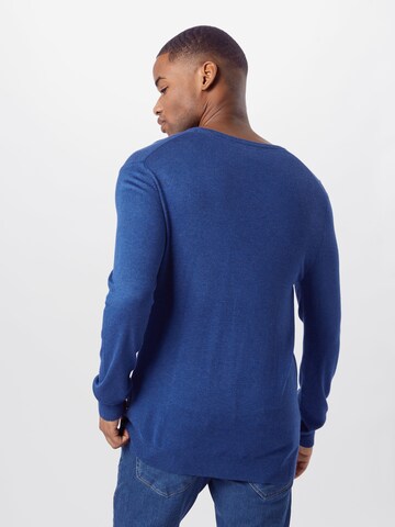 Coupe regular Pull-over Lindbergh en bleu