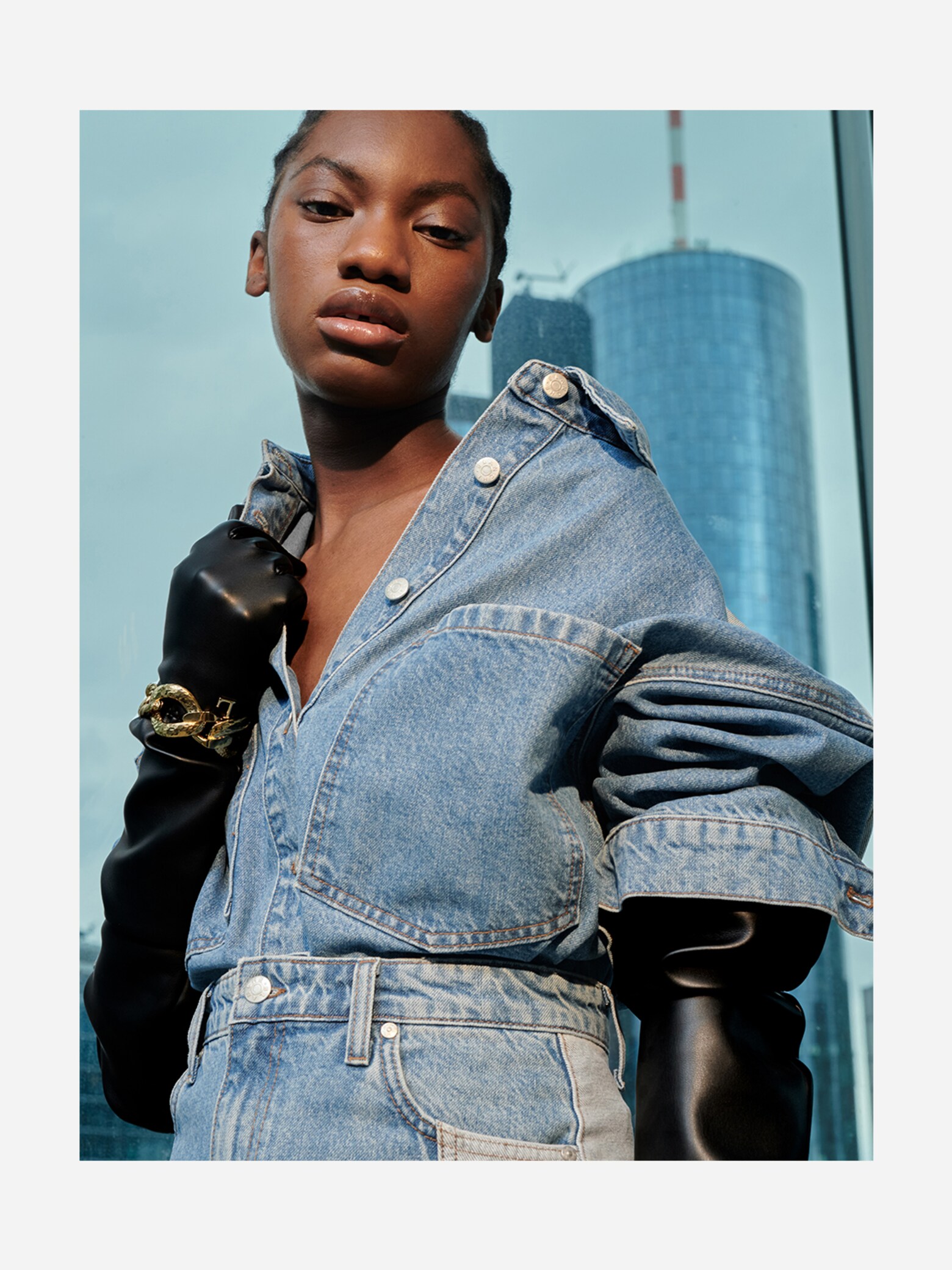 Grace - Cool Denim Jumpsuit Look