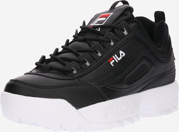 FILA Platform trainers 'Disruptor' in Black: front