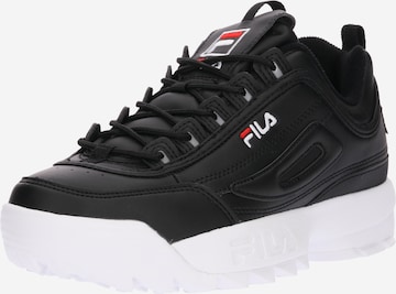 Sneaker bassa 'Disruptor' di FILA in nero: frontale