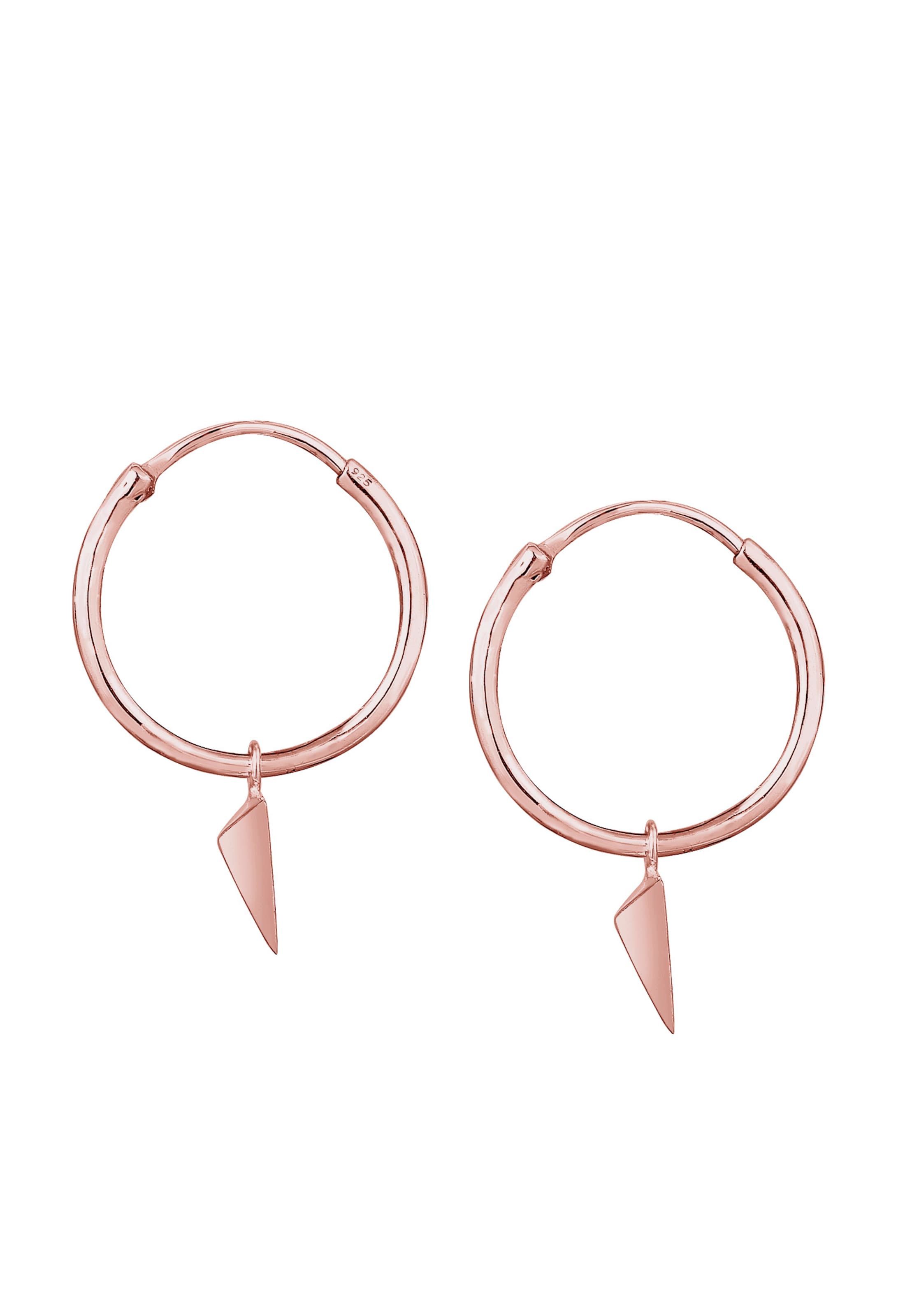 ELLI Earrings 'Dreieck, Geo' in Gold