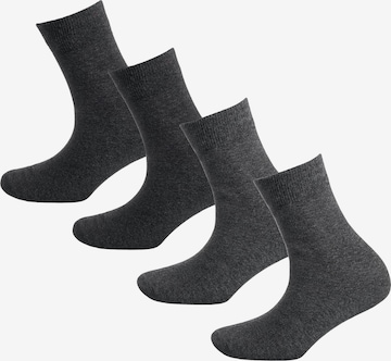 s.Oliver 4er Pack Socken in Grau: predná strana