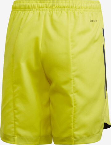 ADIDAS PERFORMANCE Regular Workout Pants 'Condivo 20 Shoy' in Yellow