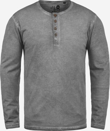 !Solid Shirt 'Timur' in Grau: predná strana