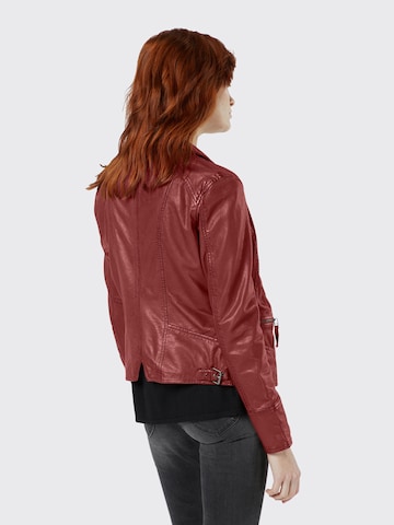 OAKWOOD Biker-Lederjacke in Rot: zadná strana