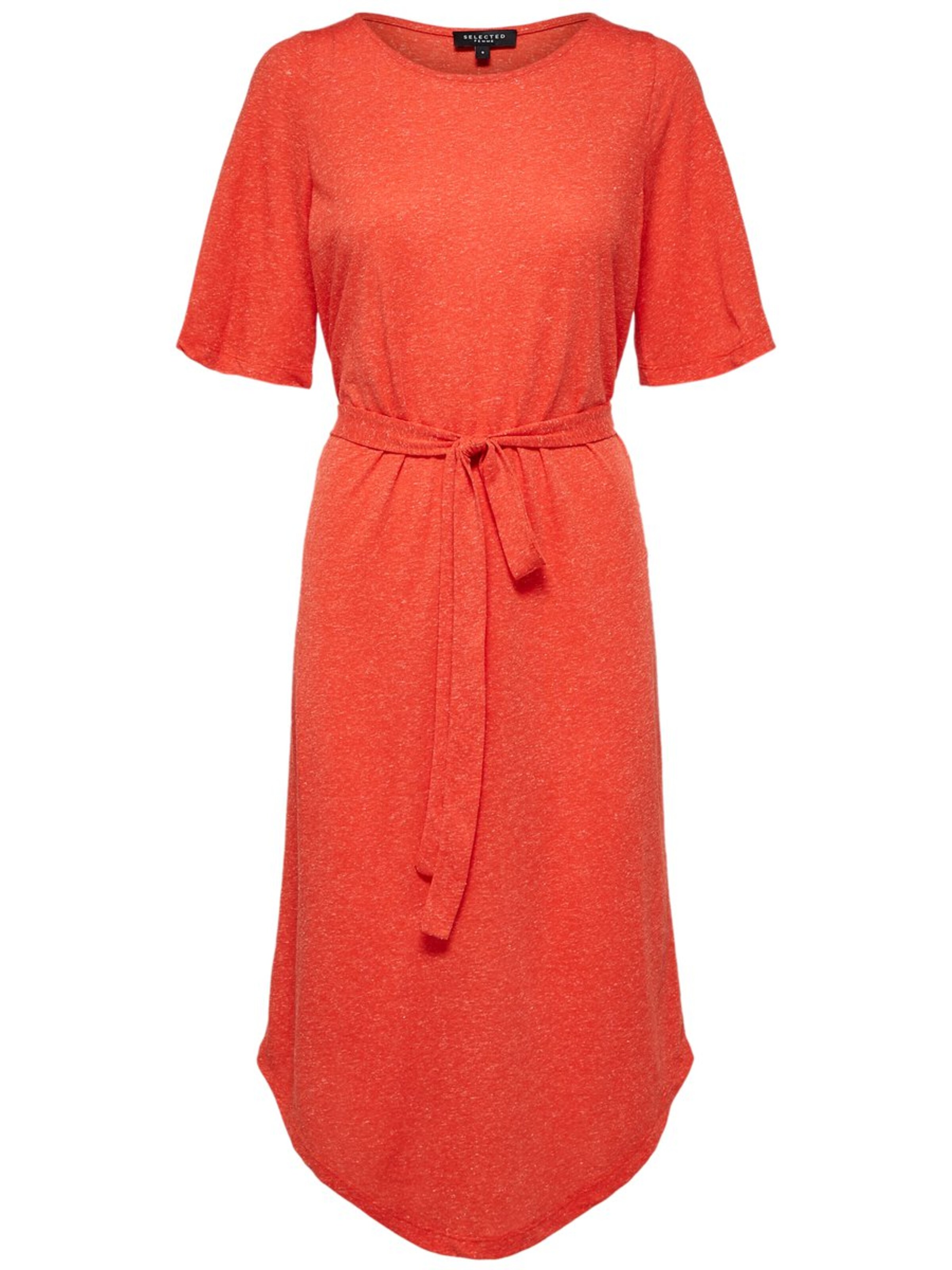 SELECTED FEMME - Jurk in de kleur Lichtrood