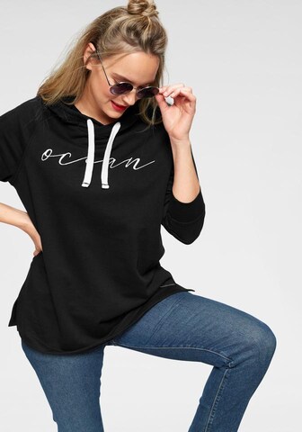 OCEAN SPORTSWEAR Athletic Sweatshirt in Black