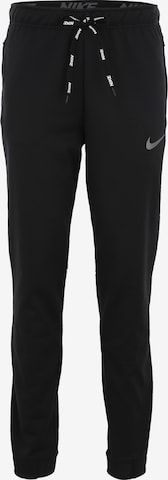 Coupe slim Pantalon de sport 'THRMA' NIKE en noir : devant