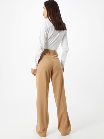 SET Loose fit Trousers with creases in Brown