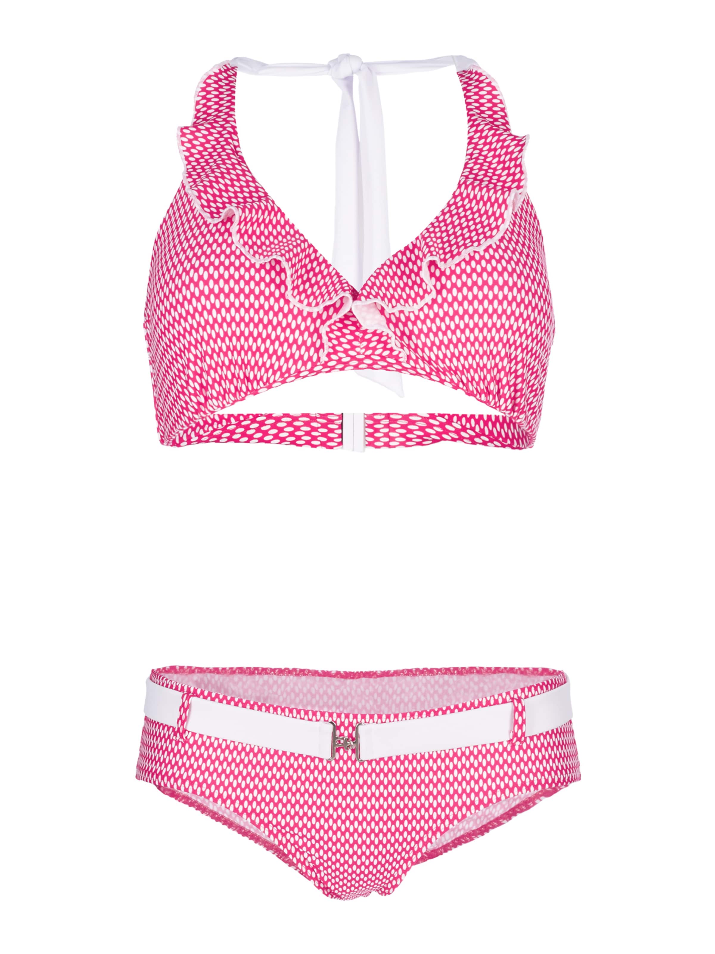 petit amour - regular Bikini 'CHARLENE' en rojo: frente