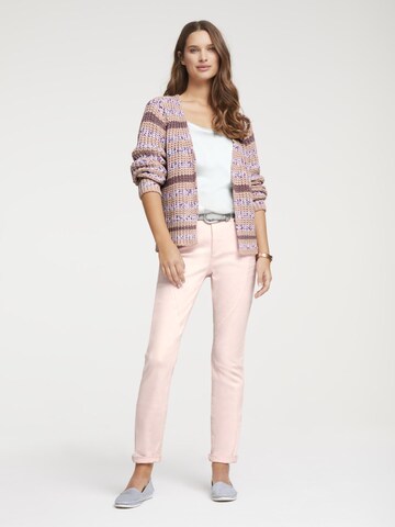 Cardigan heine en rose