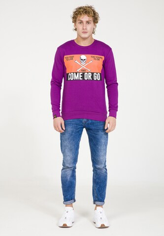 Sweat-shirt PLUS EIGHTEEN en violet