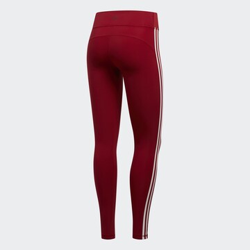 ADIDAS SPORTSWEAR Skinny Workout Pants 'Believe This' in Red