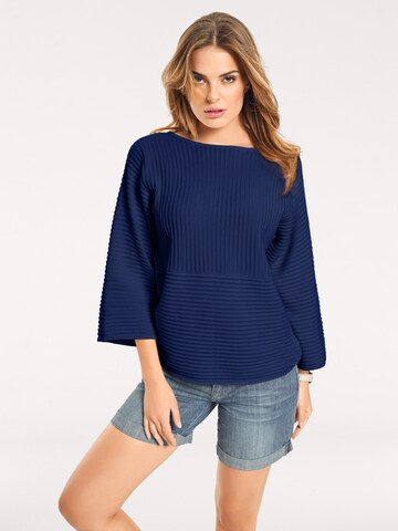 Pull-over heine en bleu : devant