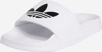 ADIDAS ORIGINALS Plážová/koupací obuv 'Adilette Lite J' – bílá: přední strana