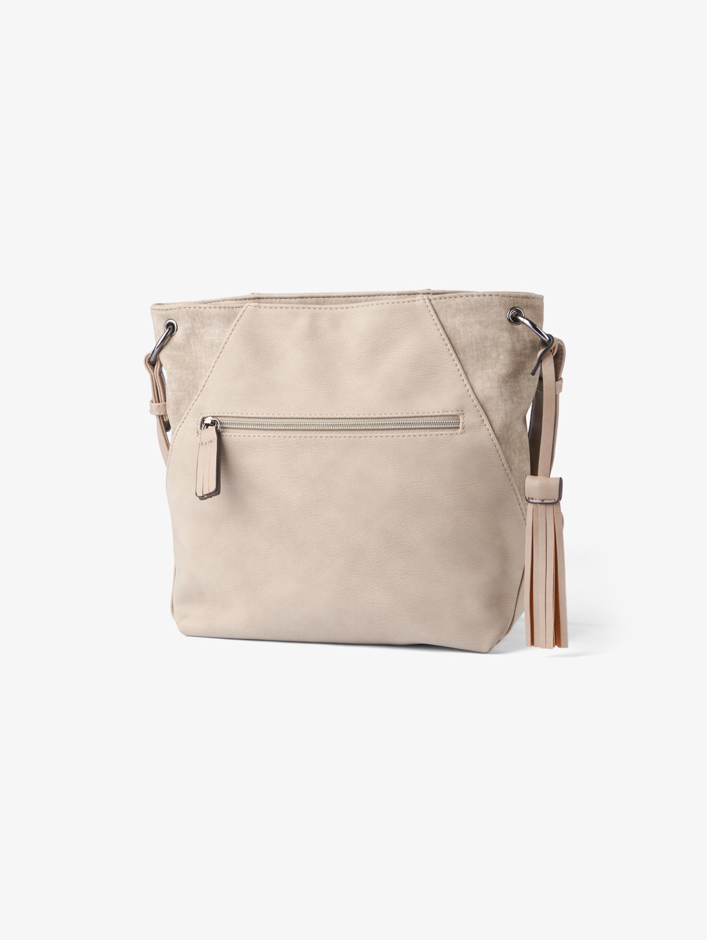 TOM TAILOR - Umhängetasche 'Bria' in creme