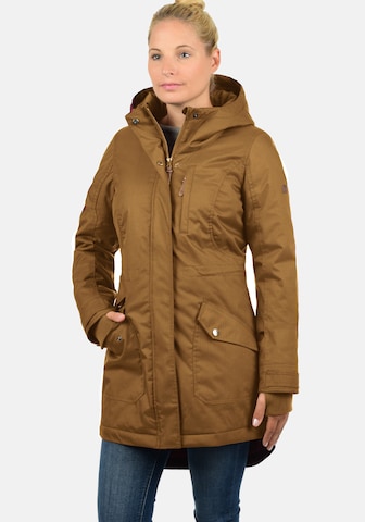 DESIRES Winterparka 'Bella' in Bruin: voorkant