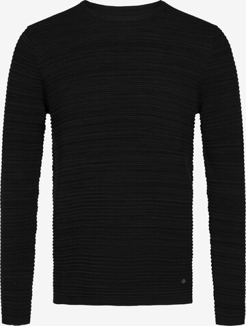 Pullover 'Struan' di !Solid in nero: frontale