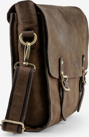 Borsa messenger di KLONDIKE 1896 in marrone