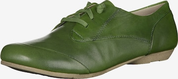 JOSEF SEIBEL Lace-Up Shoes 'Fiona 01' in Green: front