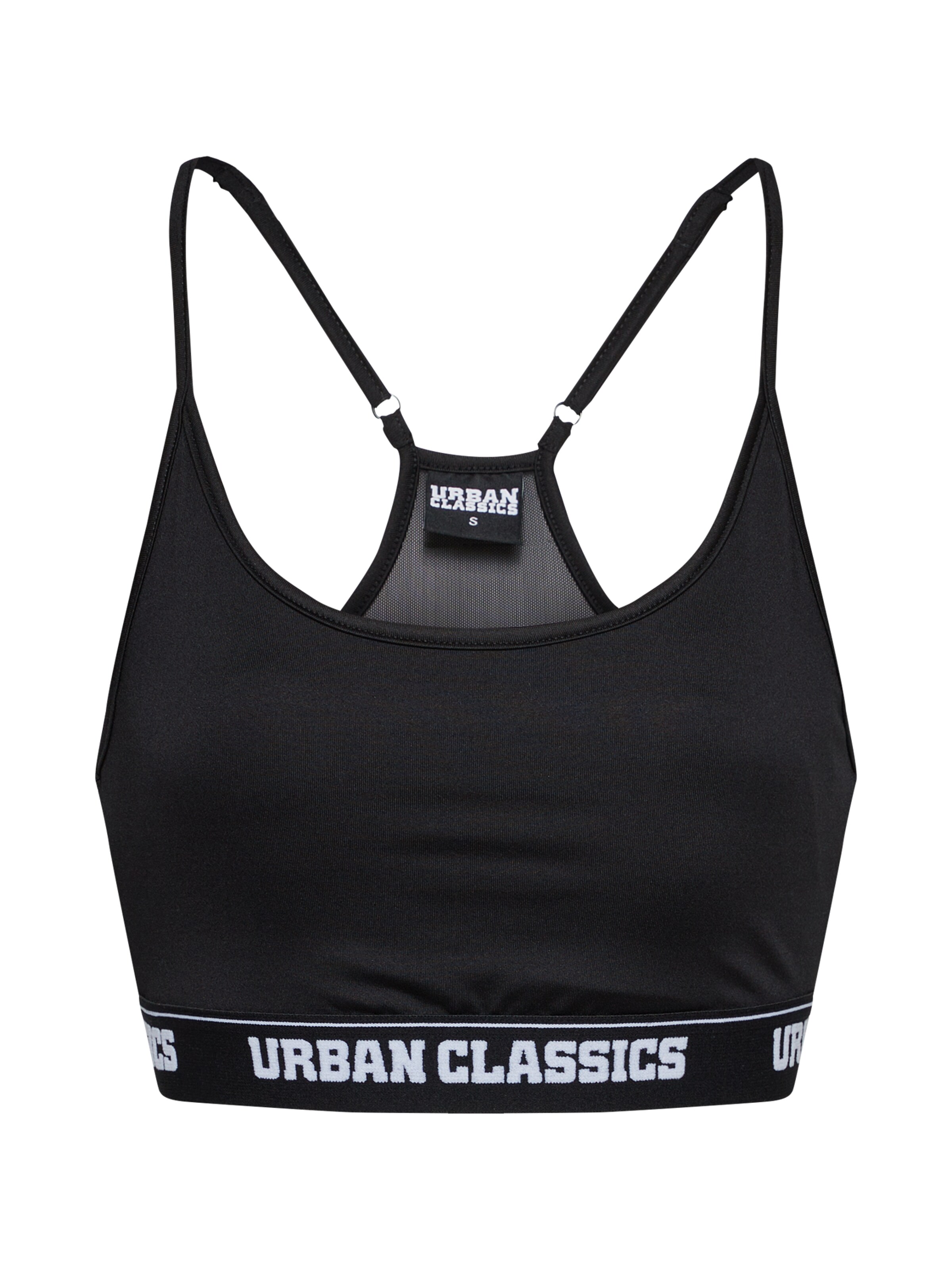 Urban Classics Бюстье Бюстгальтер в Черный: спереди
