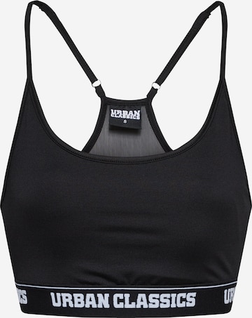 Urban Classics Bralette Bra in Black: front