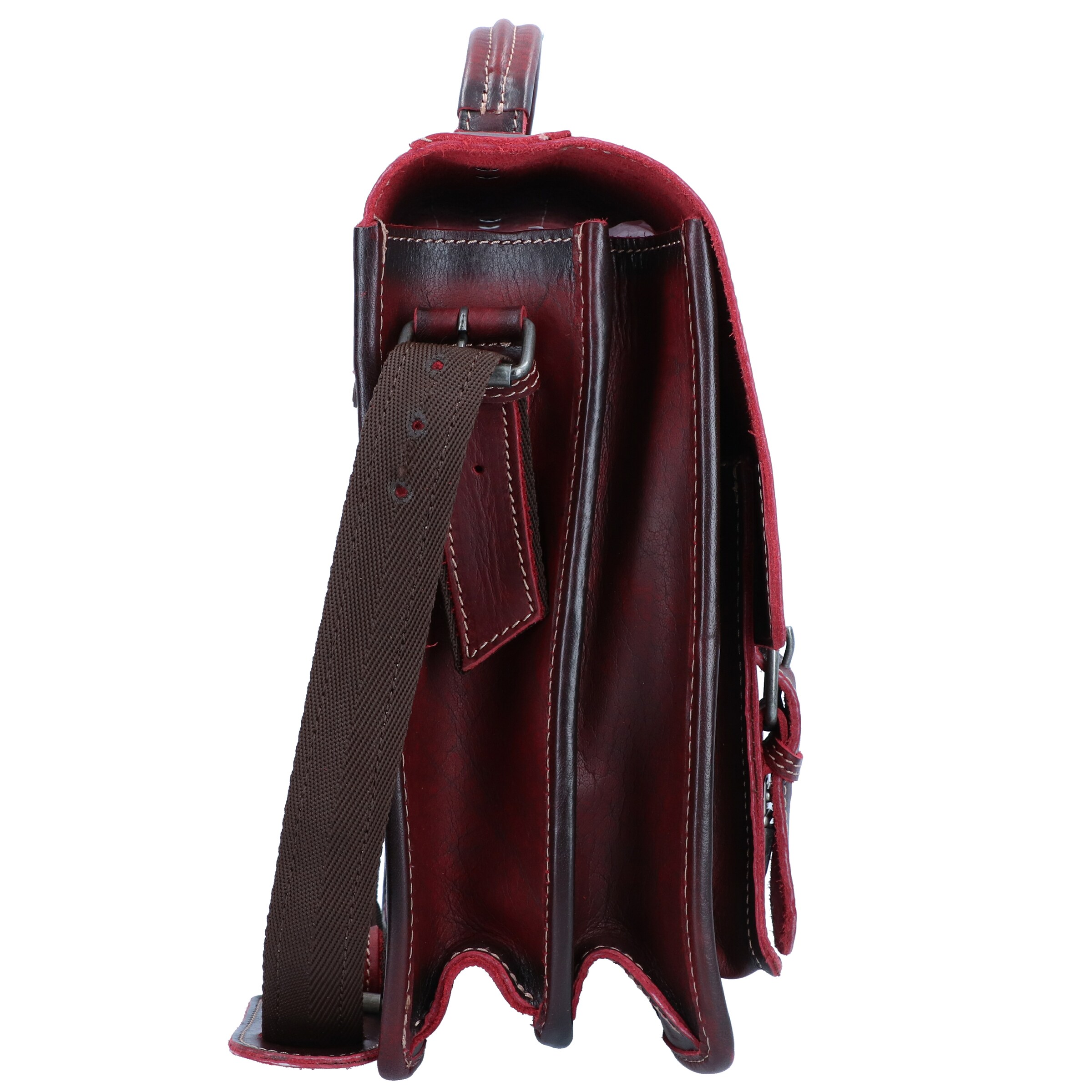 GREENBURRY Document Bag 'Buffalo' in Red