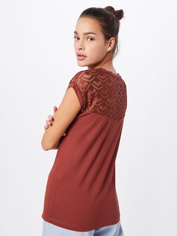 ONLY Shirt 'Nicole' in Rot: zadná strana