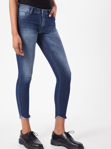 PLEASE Regular Jeans in Blue: front