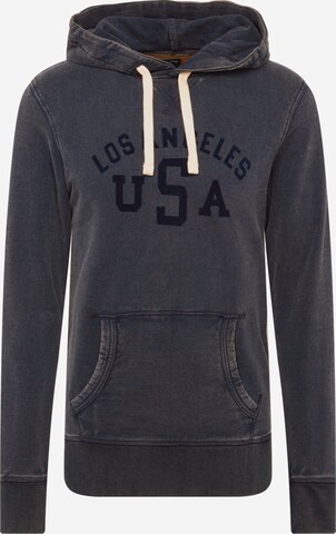 JACK & JONES Sweatshirt 'LEON BLU' in Grau: predná strana