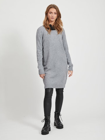 VILA Knitted dress in Grey