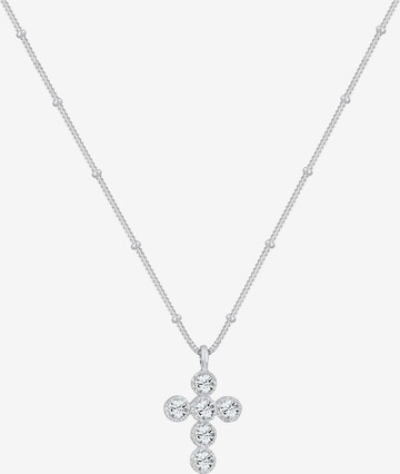 ELLI Necklace 'Kreuz' in Silver: front