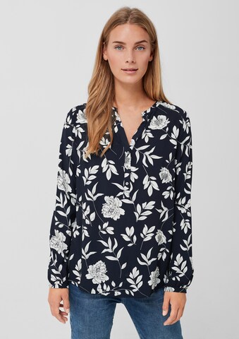 s.Oliver Blouse in Blauw: voorkant