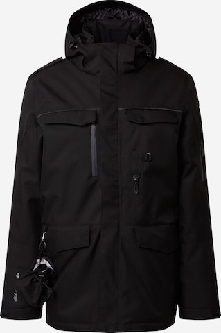 KILLTEC Regular Fit Jacke 'Ostfold' in Schwarz: predná strana