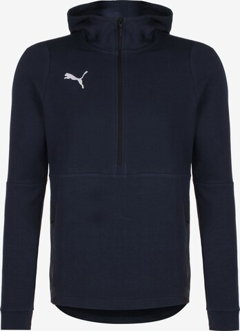 PUMA Hoodie 'TeamFinal 21' in Blau: predná strana