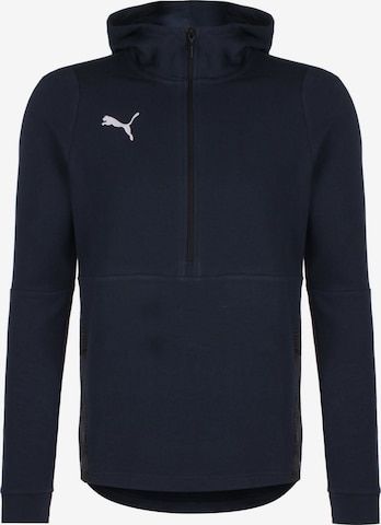 Sweat de sport 'TeamFinal 21' PUMA en bleu : devant