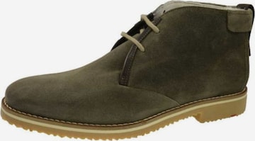 LLOYD Lace-Up Boots in Green: front