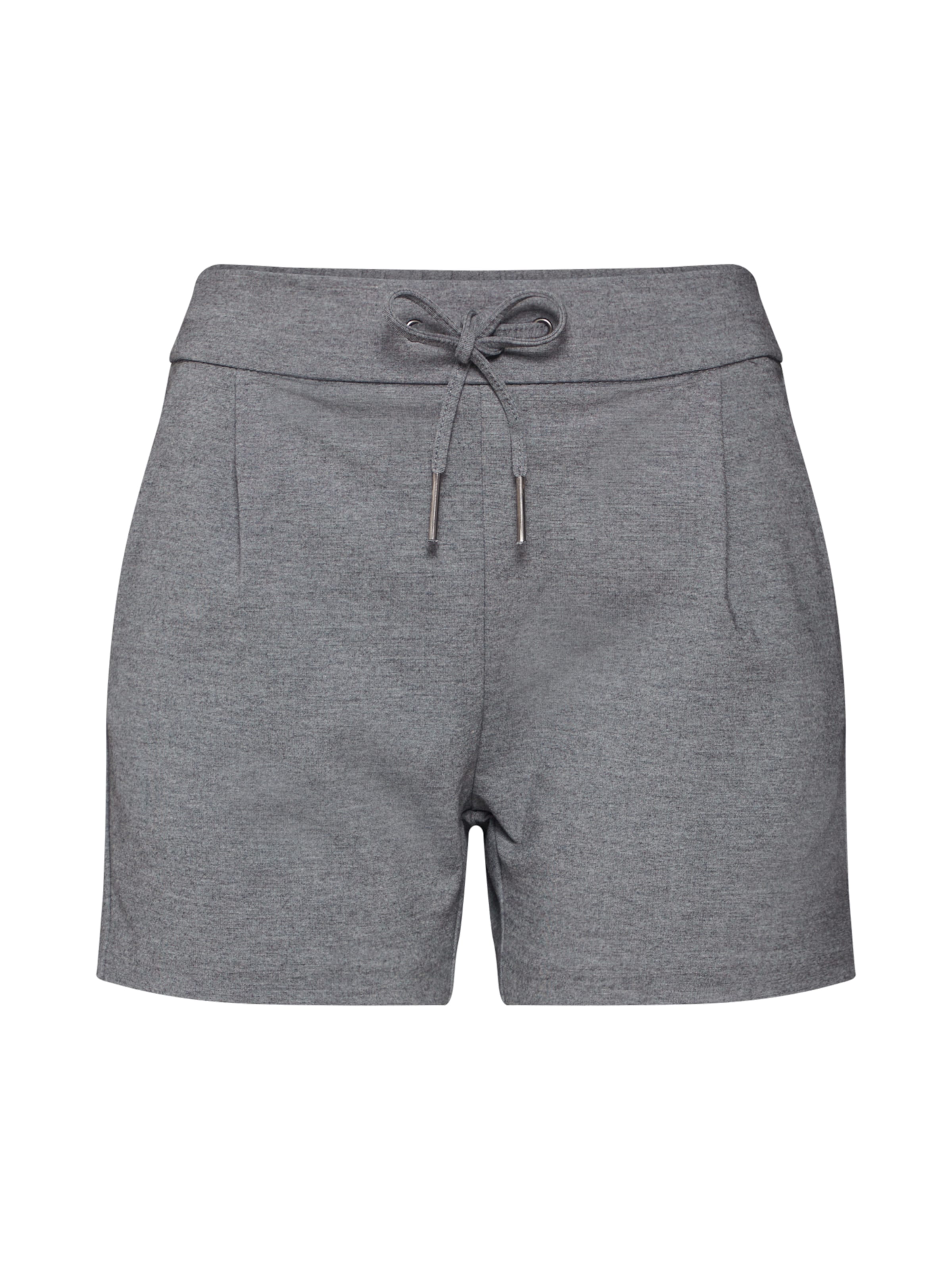 VERO MODA - Bandplooibroek in de kleur Grijs gemêleerd