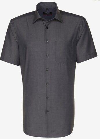 Coupe regular Chemise SEIDENSTICKER en gris : devant