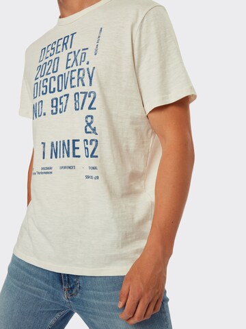 Coupe regular T-Shirt TOM TAILOR en blanc