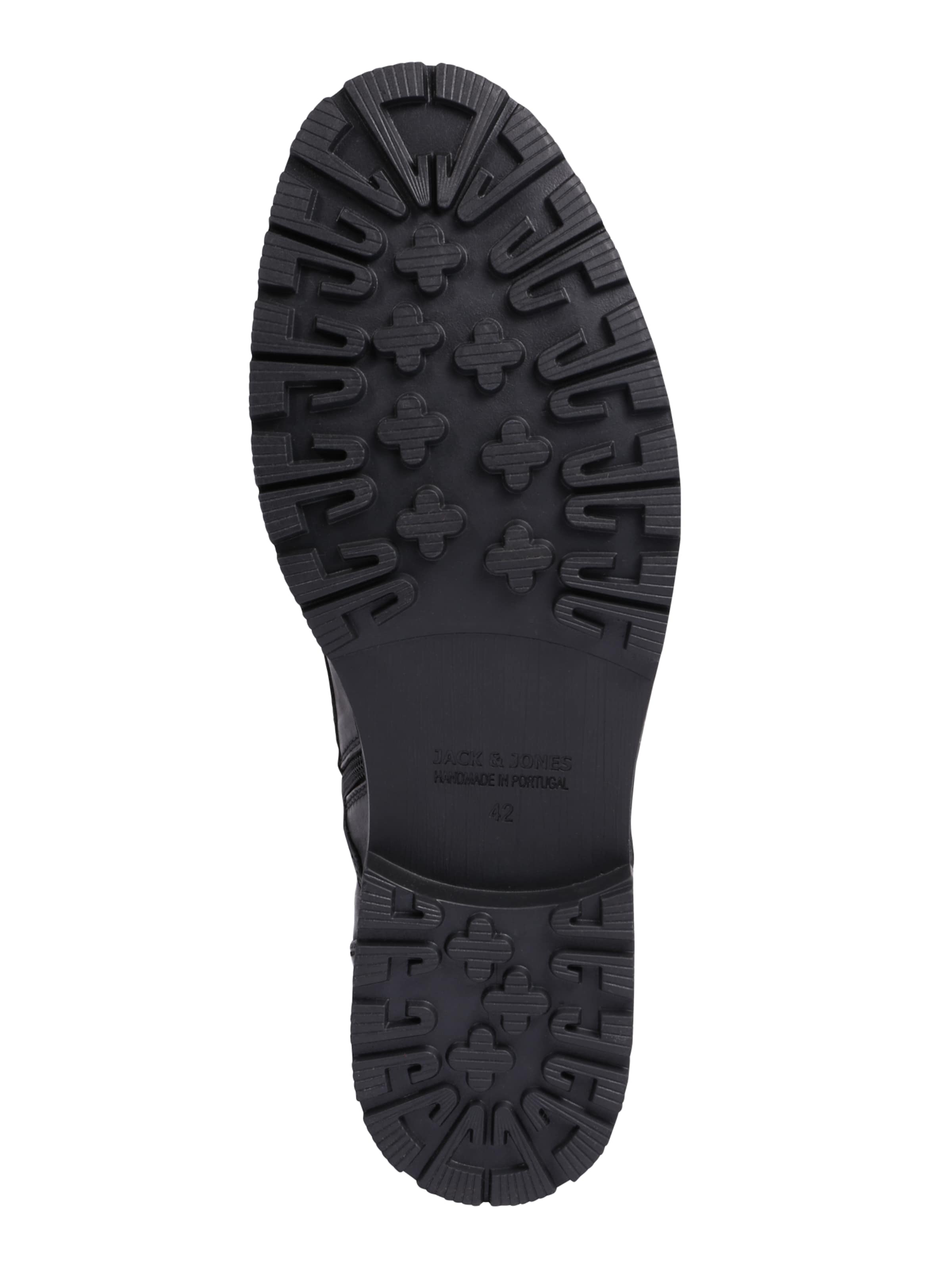 Bottines à lacets 'Albany' JACK & JONES en noir : en bas